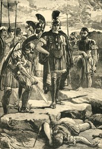 Alexander och Darius kropp, 1890. av Unbekannt