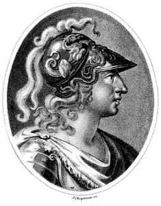 Alexander den store 356-323 f.Kr., c1800 av Unbekannt