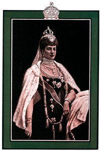 Alexandra av Danmark 1844-1925, drottning gemål till kung Edward VII, 1902-1903 av Unbekannt