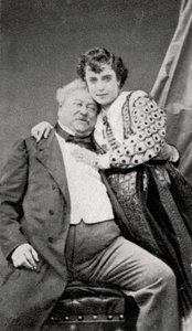 Alexandre Dumas, den äldre, fransk romanförfattare och dramatiker, c1865 av Unbekannt