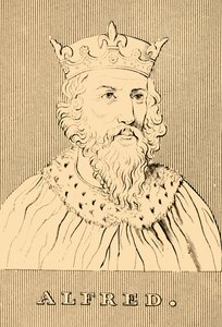 Alfred, c847-899, 1830. av Unbekannt