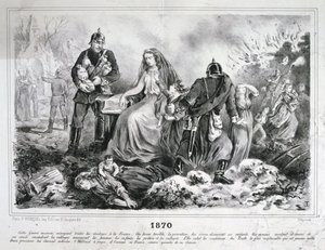Allegorisk serie, fransk-preussiska kriget, 1870-1871 av Unbekannt