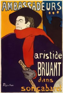 Ambassadörer, Aristide Bruant av Unbekannt