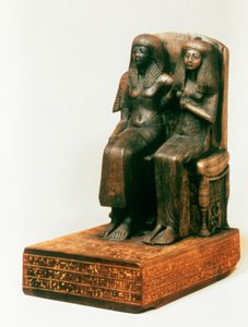 Amenemope och kvinnlig, egyptisk, 19:e dynastin av Unbekannt