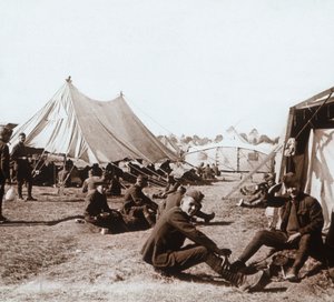 Amerikanskt läger, Melette, Frankrike, c1914-c1918 av Unbekannt
