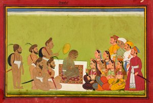 En publik med Rom Rishi, ca. 1700-1725. av Unbekannt