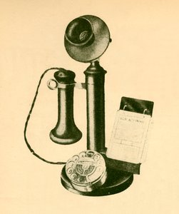 En automatisk telefonmottagare, c1930. av Unbekannt