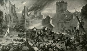 En incident i striderna vid Meuse, 1919. av Unbekannt