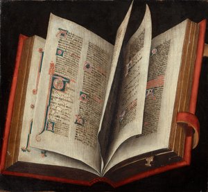 En öppnad liturgisk bok av Unbekannt