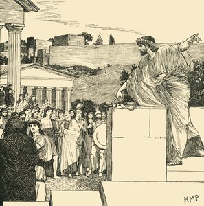 En Oration of Demosthenes, 1890. av Unbekannt