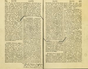 En redogörelse för Claude Marin Saugrain, Antoine Saugrains farbror, 15 februari 1735 av Unbekannt