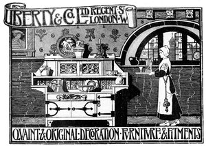 En annons för Liberty and Co Ltd, 1898 av Unbekannt