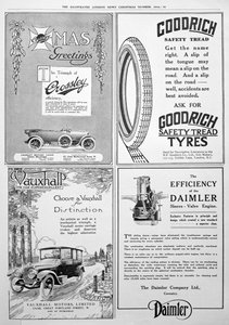 En annonssida i Illustrated London News, Christmas, 1916 av Unbekannt