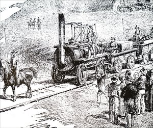 Ett motorlok som jag byggde av George Stephenson av Unbekannt