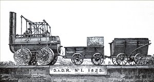 Ett motorlok som jag byggde av George Stephenson av Unbekannt