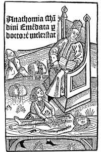 Anatomi demonstration, 1493 av Unbekannt