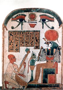 Forntida egyptisk stel, 1000-1000-talet f.Kr av Unbekannt