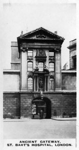 Ancient Gateway, St Barts Hospital, London, c1920-talet av Unbekannt
