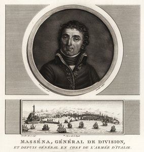 Andre Massena, Duc de Rivoli, generalmajor, general i Chef de l