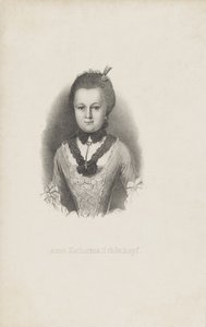 Anna Katharina Käthchen Schönkopf 1746-1810, omkring 1820. av Unbekannt