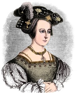 Anne Boleyn c1504-1536, andra fru till Henry VIII av England, c1880 av Unbekannt