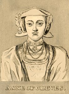 Anne av Cleves, 1515-1557, 1830. av Unbekannt