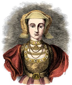 Anne av Cleves 1515-1557, fjärde fru till Henrik VIII av England, 1800-talet av Unbekannt