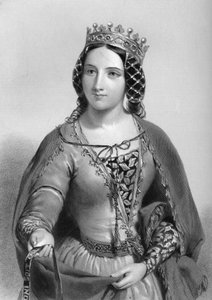 Anne av Warwick 1456-1485, drottning gemål till kung Richard III, 1851 av Unbekannt