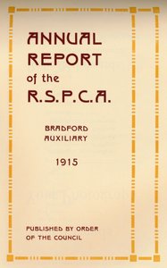 Årsrapport för R.S.P.C.A., 1916 av Unbekannt