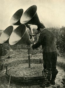 Luftvärnsanordning, första världskriget, 1914-1918, c1920. av Unbekannt