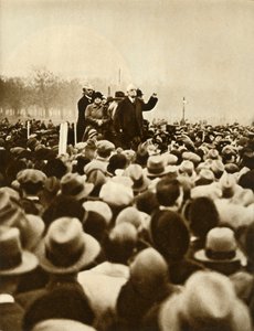 Anti-regeringsdemonstration, Hyde Park, London, 6 februari 1933, 1935.i av Unbekannt