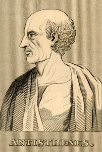 Antisthenes, c445-365 f.Kr., 1830. av Unbekannt