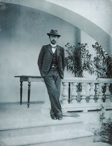 Anton Tjechov i Jalta, 1899-1900 av Unbekannt