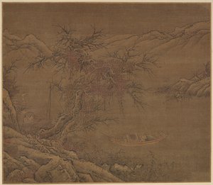 Närmar sig vinterstranden, Mingdynastin, 1368-1644. av Unbekannt