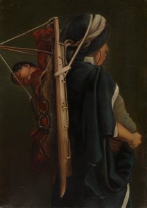 Araukansk kvinna, ca. 1890-1892. av Unbekannt