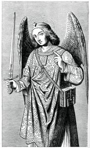 Ärkeängeln St Michael, 1870 av Unbekannt