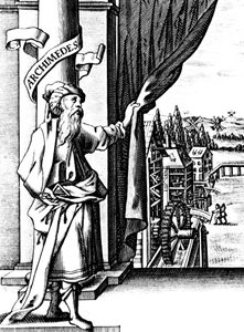Arkimedes c287-212 f.Kr., antik grekisk matematiker och uppfinnare av Unbekannt