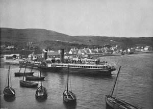 Ardrishaig - The Steamer Columba vid Ardrishaig Quay, 1895 av Unbekannt