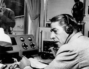 Aristotle Onassis på sin yacht av Unbekannt