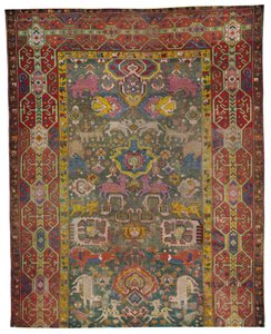 Armenisk Kouba mattdel, 1800-talet, 1928 av Unbekannt