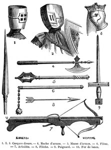 Pansar och vapen från 1200-talet 1882-1884 av Unbekannt