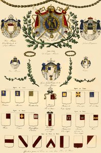 Franska imperiets och den kejserliga adelns vapen, 1806, 1921. av Unbekannt