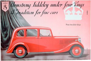 Armstrong Siddeley Motors annons, 1937 av Unbekannt