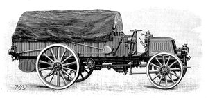 Armélastbil av Daimler, med 4-cylindrig 12 hk motor, 1904 av Unbekannt
