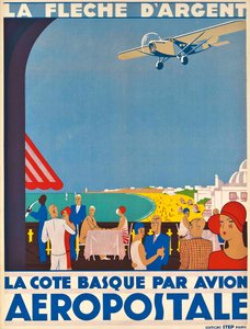 Aeropostale. Baskiska kusten, ca 1928-1930. av Unbekannt