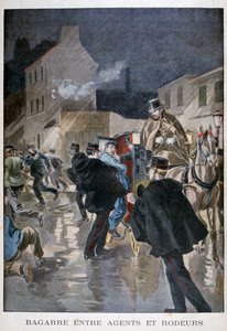 Arresterad av polisen, Paris, 1900 av Unbekannt