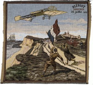 Louis Bleriots ankomst till Dover, England, 25 juli 1909 av Unbekannt