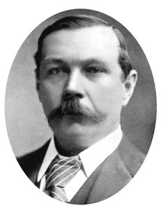 Arthur Conan Doyle, skotsk författare, c1900 av Unbekannt