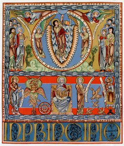 Himmelsfärd, c1155 av Unbekannt