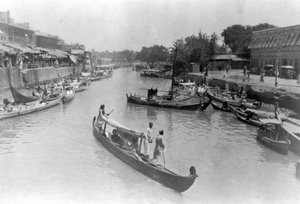 Ashar Creek, Basra, Irak, 1917 av Unbekannt